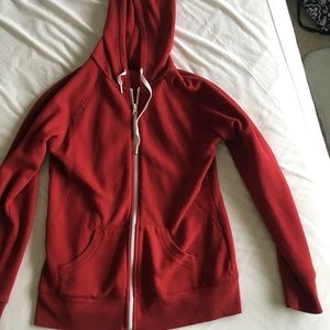 Red Hooded Sweatshirt